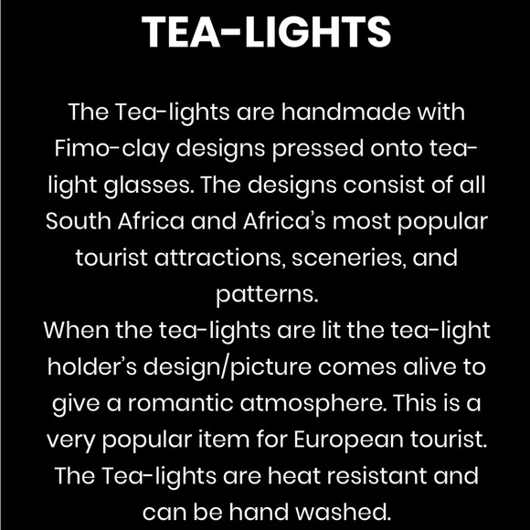 🔥5/$25 NIB South Africa Glowing Glass Votive or Tea Light Candle Holder Handmade - Picture 14 of 16